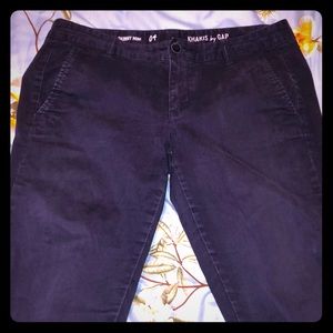 Gap Skinny Mini Navy Khakis